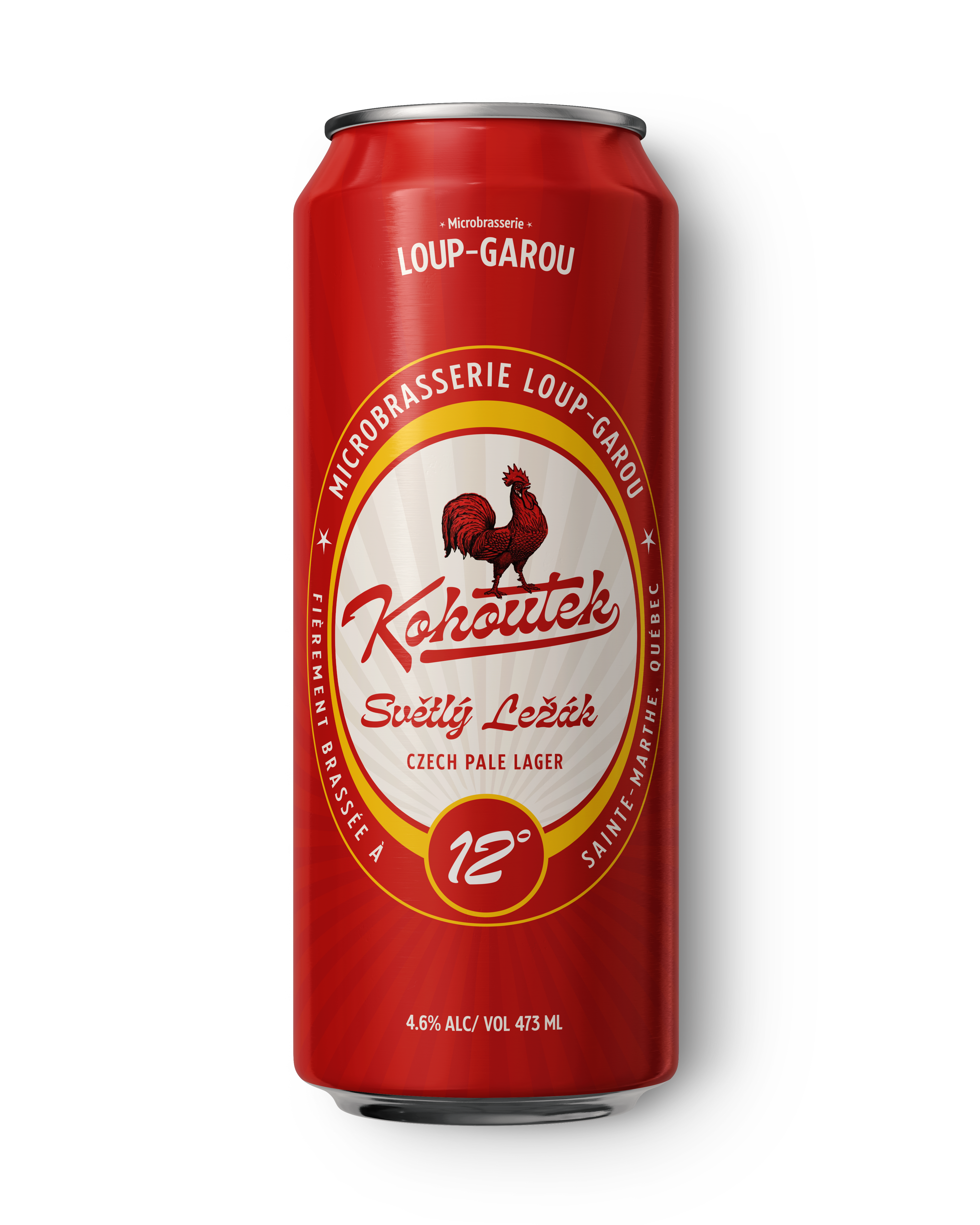 Kohoutek lager pale Czech 12P Světlý Ležák
